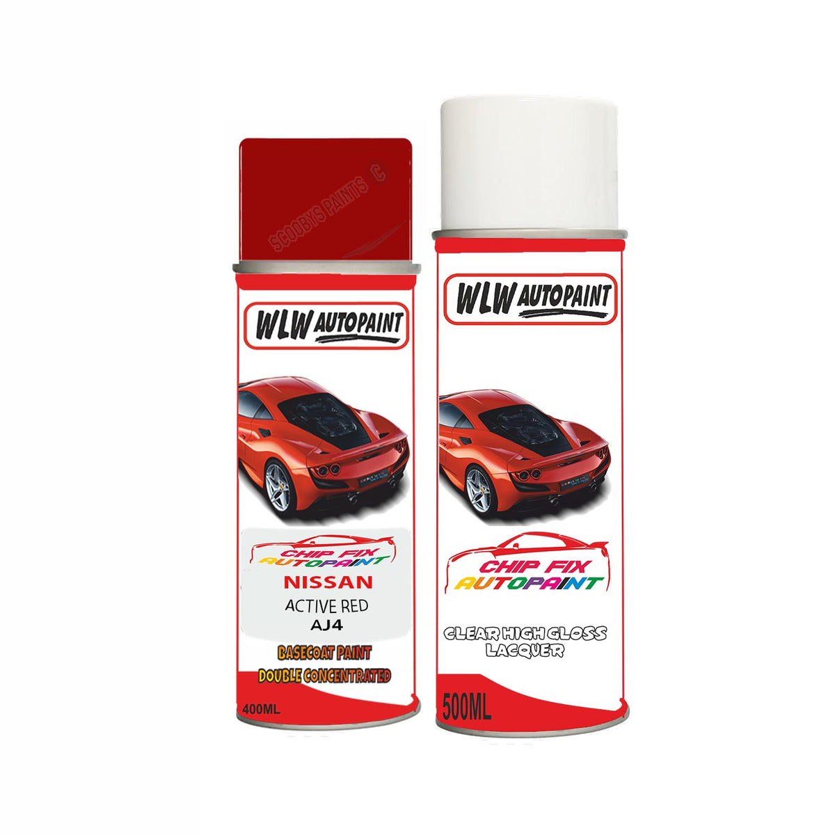 for Nissan (aj4 - Active Red) Exact Match Aerosol Spray Touch Up Paint Clearcoat and Primer - Pick Your Color, Size: Spray - Premium Kit