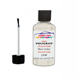 Paint For Peugeot J5 Van Blanc Corfou 224F 1978-2001 White Touch Up Paint