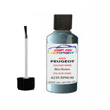Paint For Peugeot J5 Van Bleu Riviere 423F, EPM, M0PM 1990-2001 Blue Touch Up Paint
