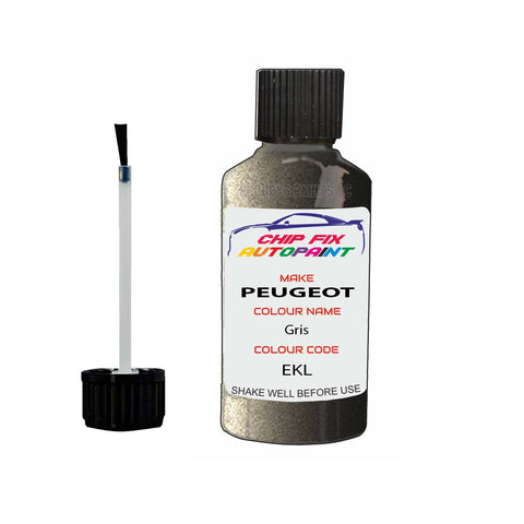 Paint For Peugeot 508 Gris Amazonite/Smart Grey EKL 2016-2022 Silver Grey Touch Up Paint