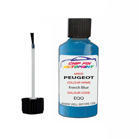 Paint For Peugeot 107 French Blue EQQ 2015-2015 Blue Touch Up Paint