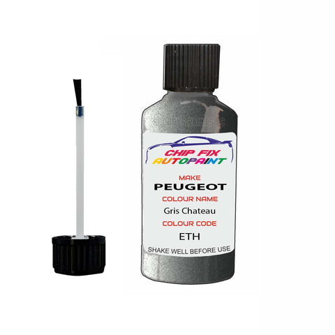 Paint For Peugeot 806 Gris Chateau ETH 1994-2003 Silver Grey Touch Up Paint