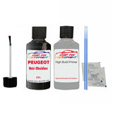 primer undercoat anti rust  Peugeot 206 Iran Noir Obsidien EXL 2000-2022 Black Touch Up Paint