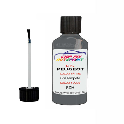 Paint For Peugeot 806 Gris Tempete FZH 1995-2001 Silver Grey Touch Up Paint