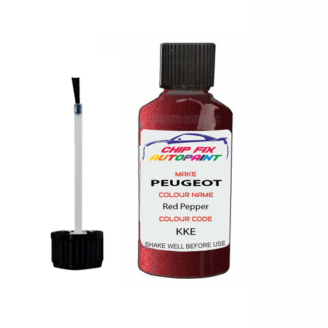 Paint For Peugeot 807 Red Pepper KKE 2000-2005 Red Touch Up Paint
