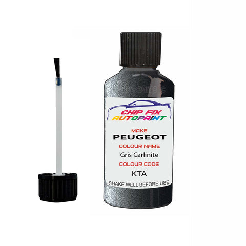 Paint For Peugeot 107 Gris Carlinite KTA 2005-2022 Silver Grey Touch Up Paint