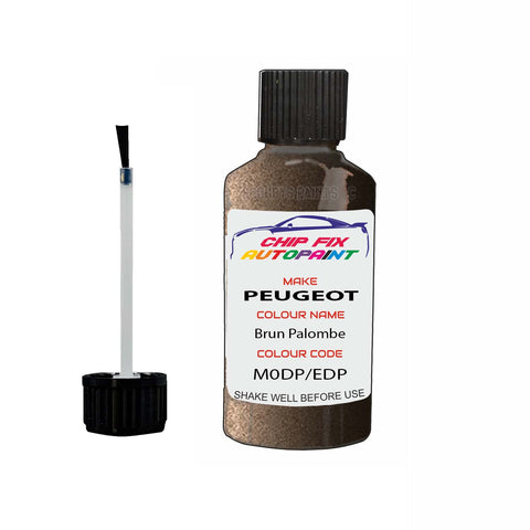 Paint For Peugeot 806 Brun Palombe M0DP, EDP 1994-2000 Brown Touch Up Paint