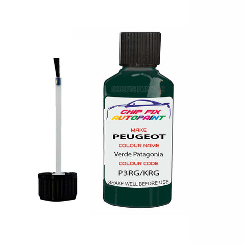 Paint For Peugeot 306 Verde Patagonia P3RG, KRG 1999-2003 Green Touch Up Paint