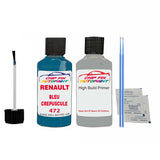 Primer undercoat anti rust Renault Megane Coupe Bleu Crepuscule 1996-2022 Touch up scratch Paint Blue