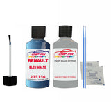 Primer undercoat anti rust Renault Laguna Bleu Malte 2008-2011 Touch up scratch Paint Blue