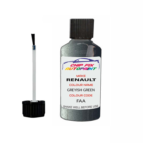 Paint For Renault Duster Greyish Green 2013-2013 Touch up scratch Paint Green