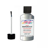 Paint For Renault Vel Satis Gris Sideral 2002-2003 Touch up scratch Paint Silver/Grey