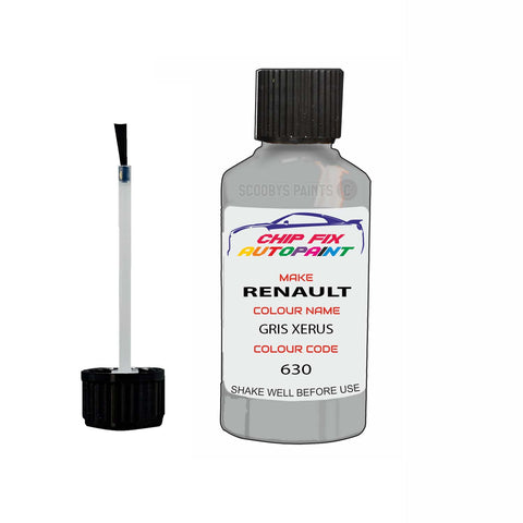 Paint For Renault Rapid Gris Xerus 1985-2000 Touch up scratch Paint Silver/Grey