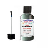 Paint For Renault Koleos Vert Cuivre 2003-2011 Touch up scratch Paint Green