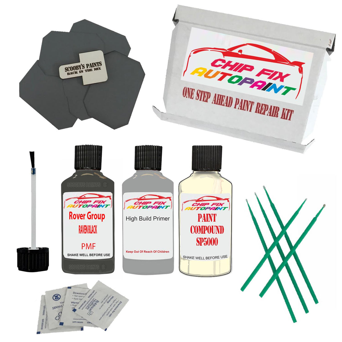 ROVER RAVEN BLACK Paint Code PMF Scratch Touch Up Paint Pen – Car Touch ...