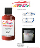 genuine Vw Vw Passat Twilight Violet LC4T 1993-1997 Purple Perfect match pen brush