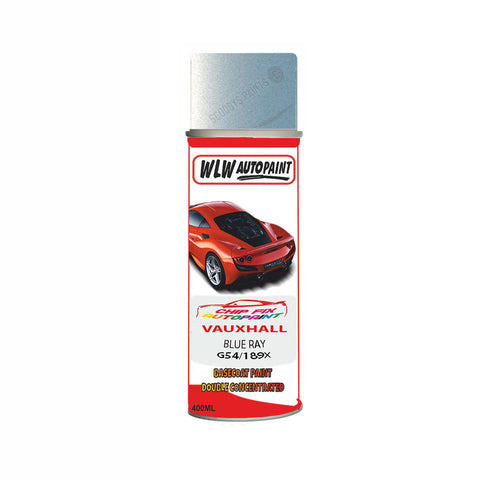 Aerosol Spray Paint For Vauxhall Karl Blue Ray Code G54/189X 2015-2017