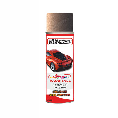 Aerosol Spray Paint For Vauxhall Astra Cabrio Canyon Red Code 950/498 1997-1999