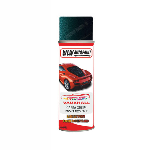 VAUXHALL CARRA GREEN EMERALD Code: (30V/182X/G6R) Car Aerosol Spray Paint