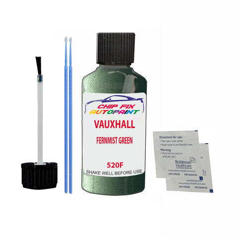 Paint For Vauxhall Sintra Fernmist Green 520F 1999-1999 Green Touch Up Paint
