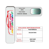colour card paint for vauxhall Astra Cabrio Fidschi Green Code 373 1997 1997