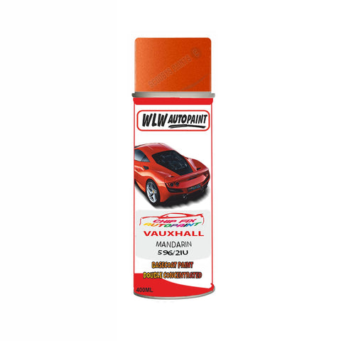 Aerosol Spray Paint For Vauxhall Speedster Mandarin Code 596/2Iu 2000-2003