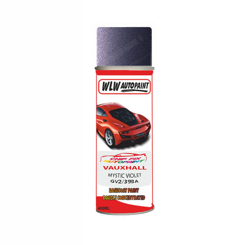 Aerosol Spray Paint For Vauxhall Karl Mystic Violet Code Gv2/393A 2015-2017