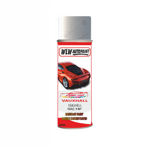 Aerosol Spray Paint For Vauxhall Zafira Tourer Seashell Code G3Z/187 2012-2016