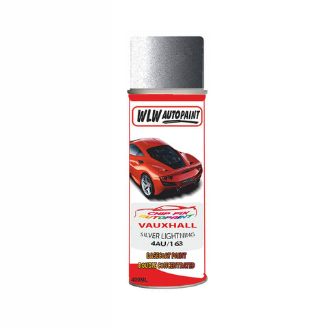 Aerosol Spray Paint For Vauxhall Astra Converible Silver Lightning Code 4Au/163 2003-2011