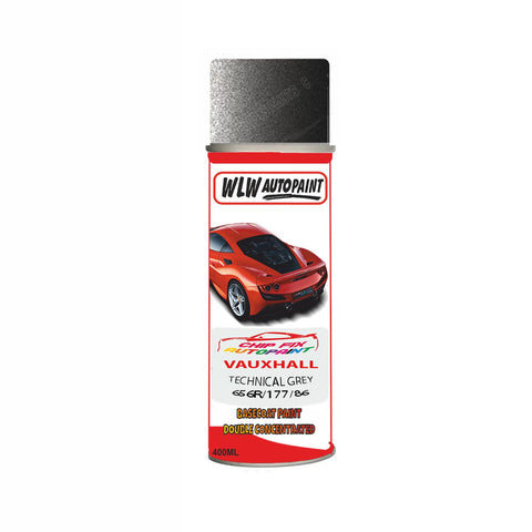 Aerosol Spray Paint For Vauxhall Astra Converible Technical Grey Code 656R/177/86R 2009-2021
