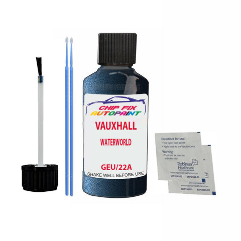 Paint For Vauxhall Zafira Tourer Waterworld Geu/22A 2009-2015 Blue Touch Up Paint