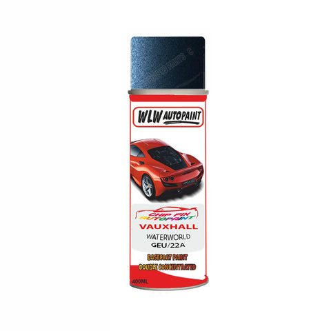 Aerosol Spray Paint For Vauxhall Zafira Tourer Waterworld Code Geu/22A 2009-2015