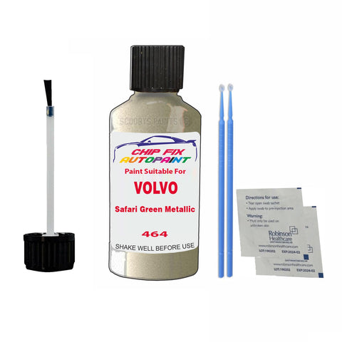 Paint Suitable For Volvo V40 Safari Green Pearl Code 464 Touch Up 2003-2008