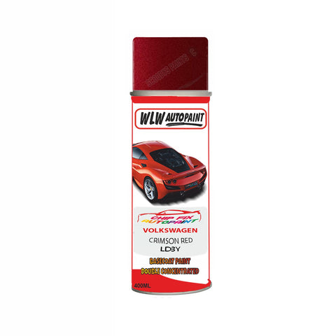 Paint For Vw Golf Gti Crimson Red LD3Y 2014-2019 Red Aerosol Spray Paint