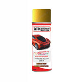 Paint For Vw T-Roc Cabrio Kurkuma Yellow LR1X 2016-2021 Yellow Aerosol Spray Paint