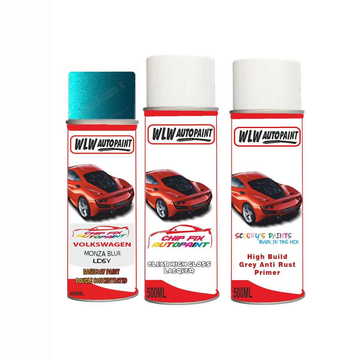 Peinture aérosol VOLKSWAGEN Cinza Londrino 1983-1986 (Code L2032)