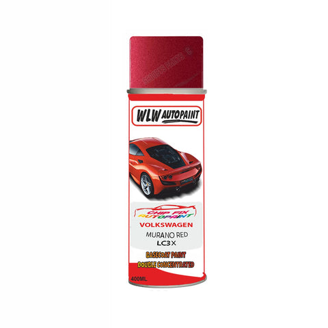 Paint For Vw Bora Murano Red LC3X 2000-2018 Red Aerosol Spray Paint