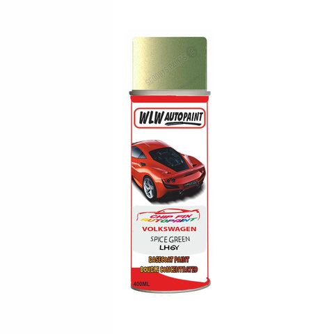 Paint For Vw Caravelle Spice Green LH6Y 1997-2000 Green Aerosol Spray Paint