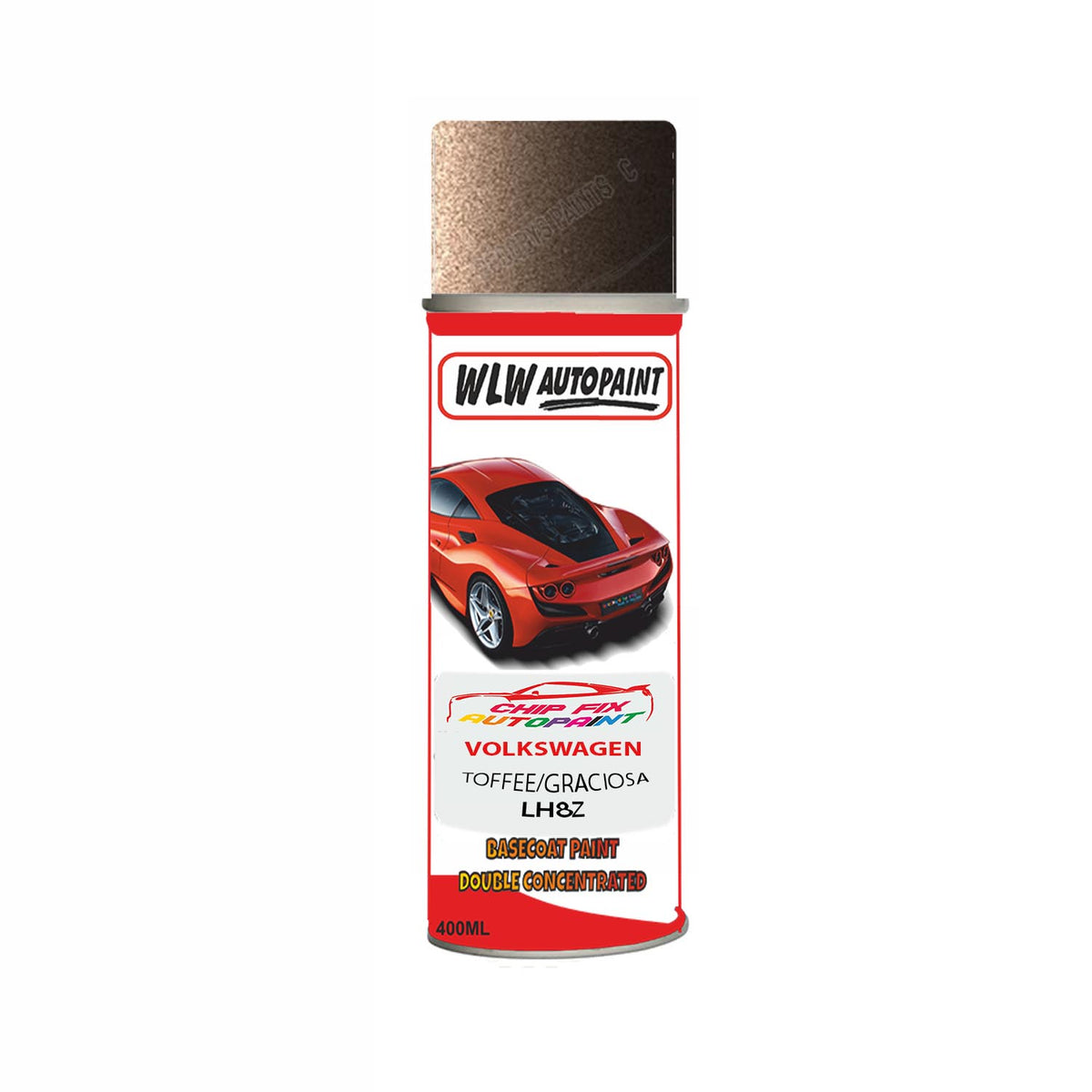 Paint My Ride Pintura en aerosol de una sola etapa para Volkswagen color Toffee Brown Metallic LH8Z Paint My Ride Pintura en aerosol de una sola etapa para Volkswagen color Toffee Brown Metallic LH8Z