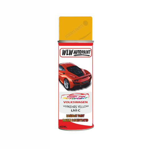 Paint For Vw Caddy Van Verkehrs Yellow 1023-Gl R123 2004-2015 Yellow Aerosol Spray Paint