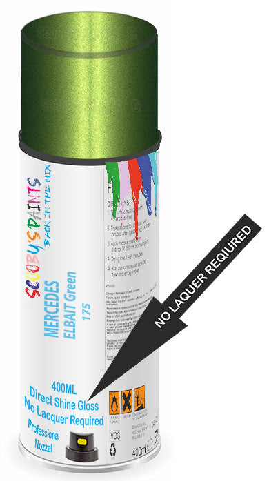 Direct Gloss Spray For Mercedes Gla-Class Kryptonite Green Metallic 17 ...
