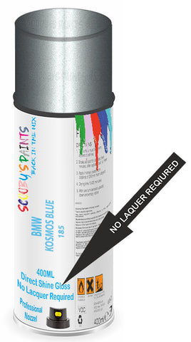 Direct Gloss Spray For Bmw 6 Series Kosmos Blue 185 Aerosol Paint No Lacquer Required