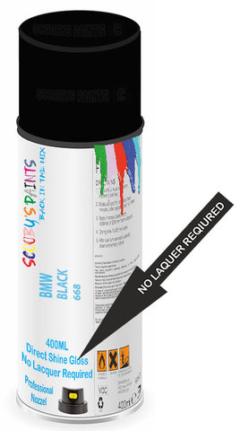 Direct Gloss Spray For Bmw M3 Cabrio Black 668 Aerosol Paint No Lacquer Required