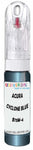 10ml–30ml touch-up kit for Acura El chips and scratches, precise colour match to Cyclone Blue Metallic B73M-4