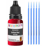 Touch Up Paint For Acura Rl Brilliant Red R565M Red Scratch Stone Chip 10Ml