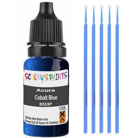 Touch Up Paint For Acura Legend Cobalt Blue B553P Blue Scratch Stone Chip 10Ml