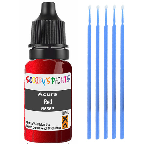 Touch Up Paint For Acura Tl Red R556P Red Scratch Stone Chip 10Ml