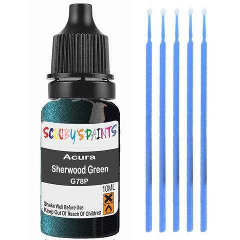 Touch Up Paint For Acura Legend Sherwood Green G78P Green Scratch Stone Chip 10Ml