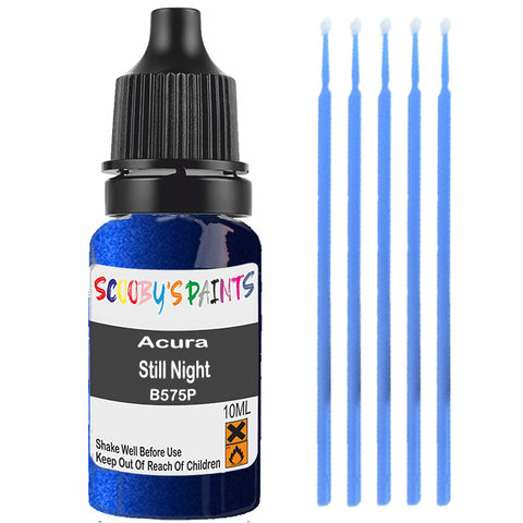 Touch Up Paint For Acura Rdx Still Night B575P Blue Scratch Stone Chip 10Ml