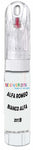 10ml–30ml touch-up kit for Alfa Romeo Giulietta chips and scratches, precise colour match to Bianco Alfa 217/B